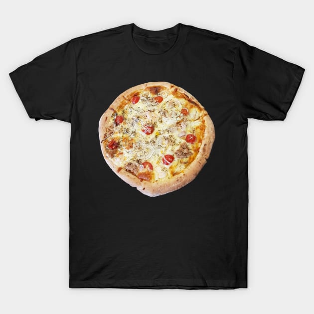 Tuna Pizza T-Shirt by ellenhenryart